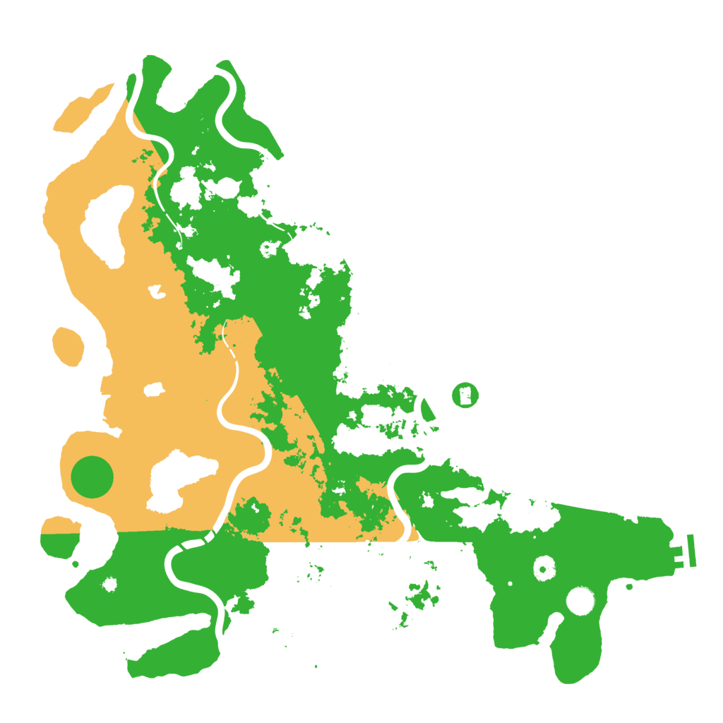Biome Rust Map: Procedural Map, Size: 4500, Seed: 166649261