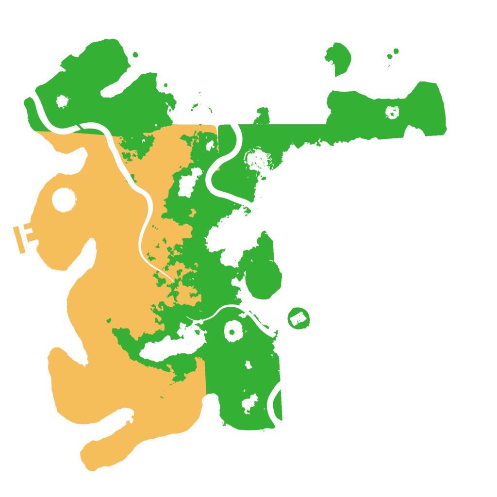 Biome Rust Map: Procedural Map, Size: 3650, Seed: 67912200