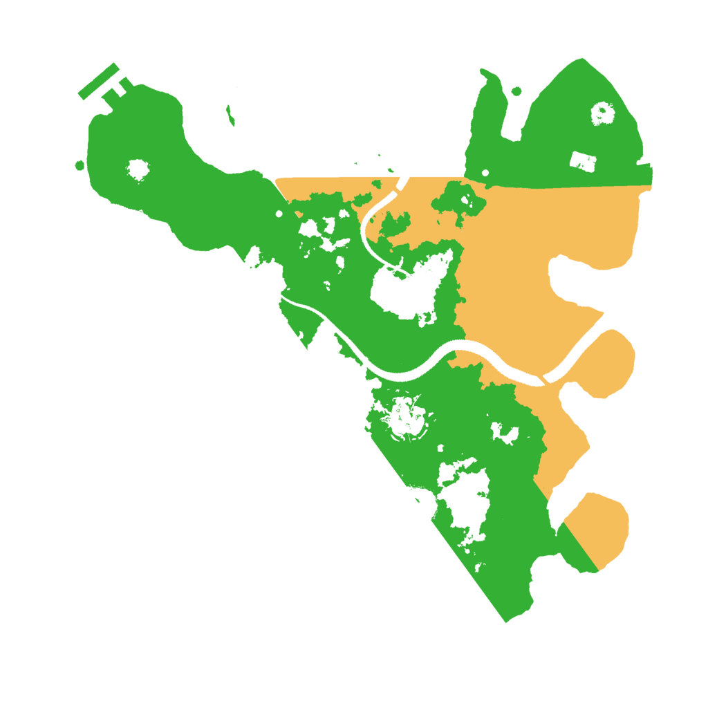 Biome Rust Map: Procedural Map, Size: 3000, Seed: 127507