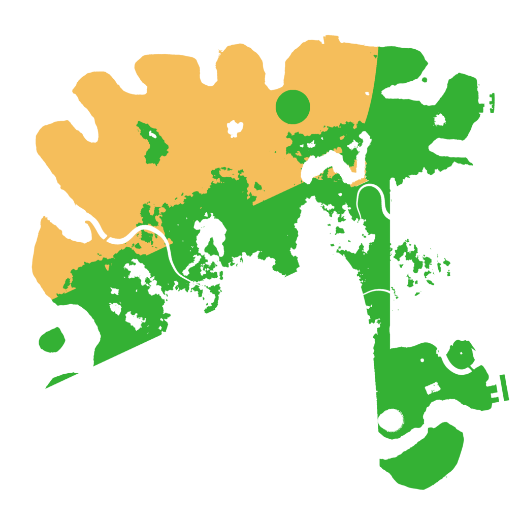 Biome Rust Map: Procedural Map, Size: 4000, Seed: 436
