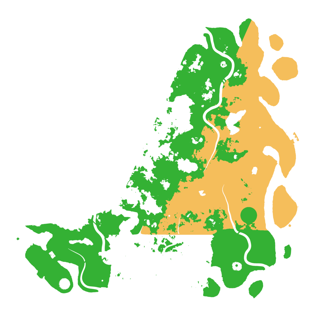 Biome Rust Map: Procedural Map, Size: 5000, Seed: 3785663