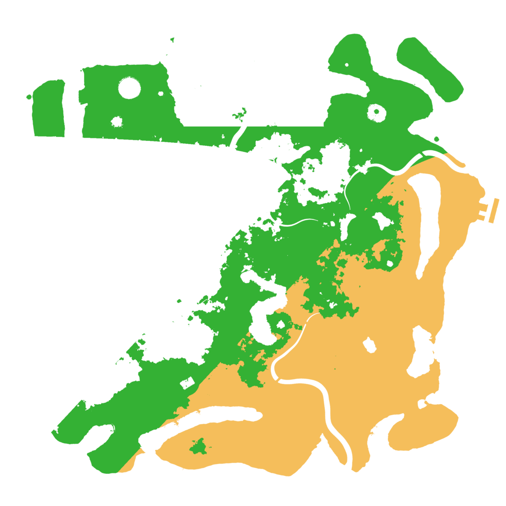 Biome Rust Map: Procedural Map, Size: 4096, Seed: 609577190