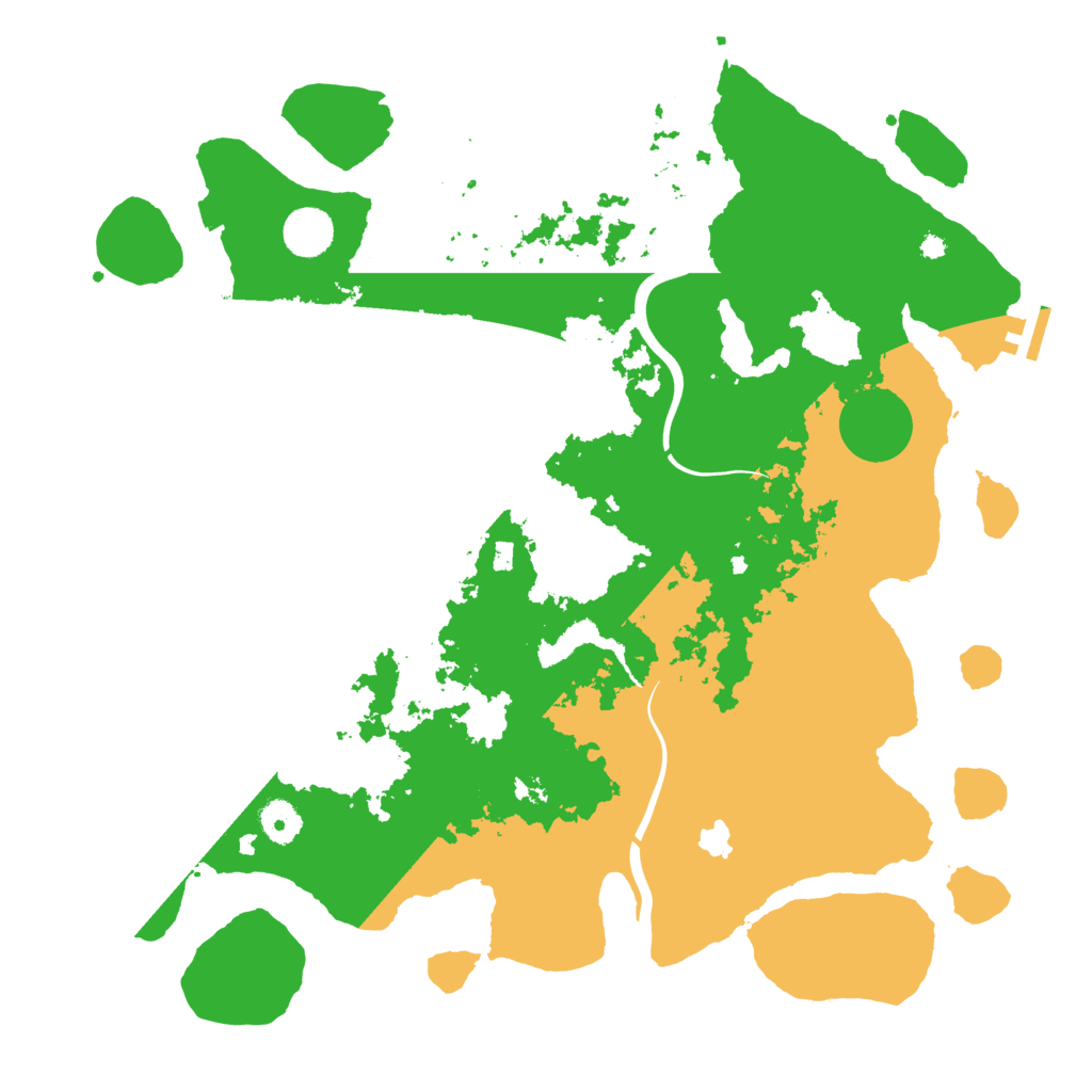 Biome Rust Map: Procedural Map, Size: 4000, Seed: 21595