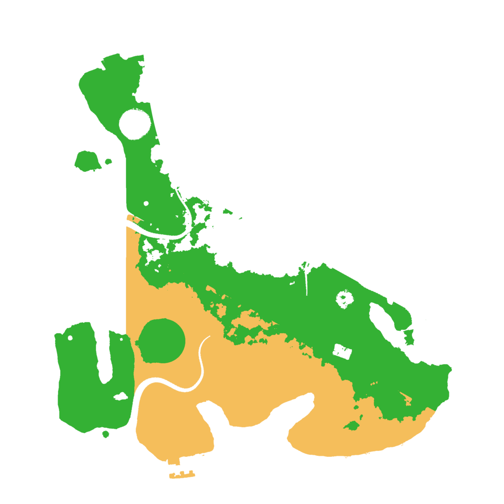 Biome Rust Map: Procedural Map, Size: 3000, Seed: 18475