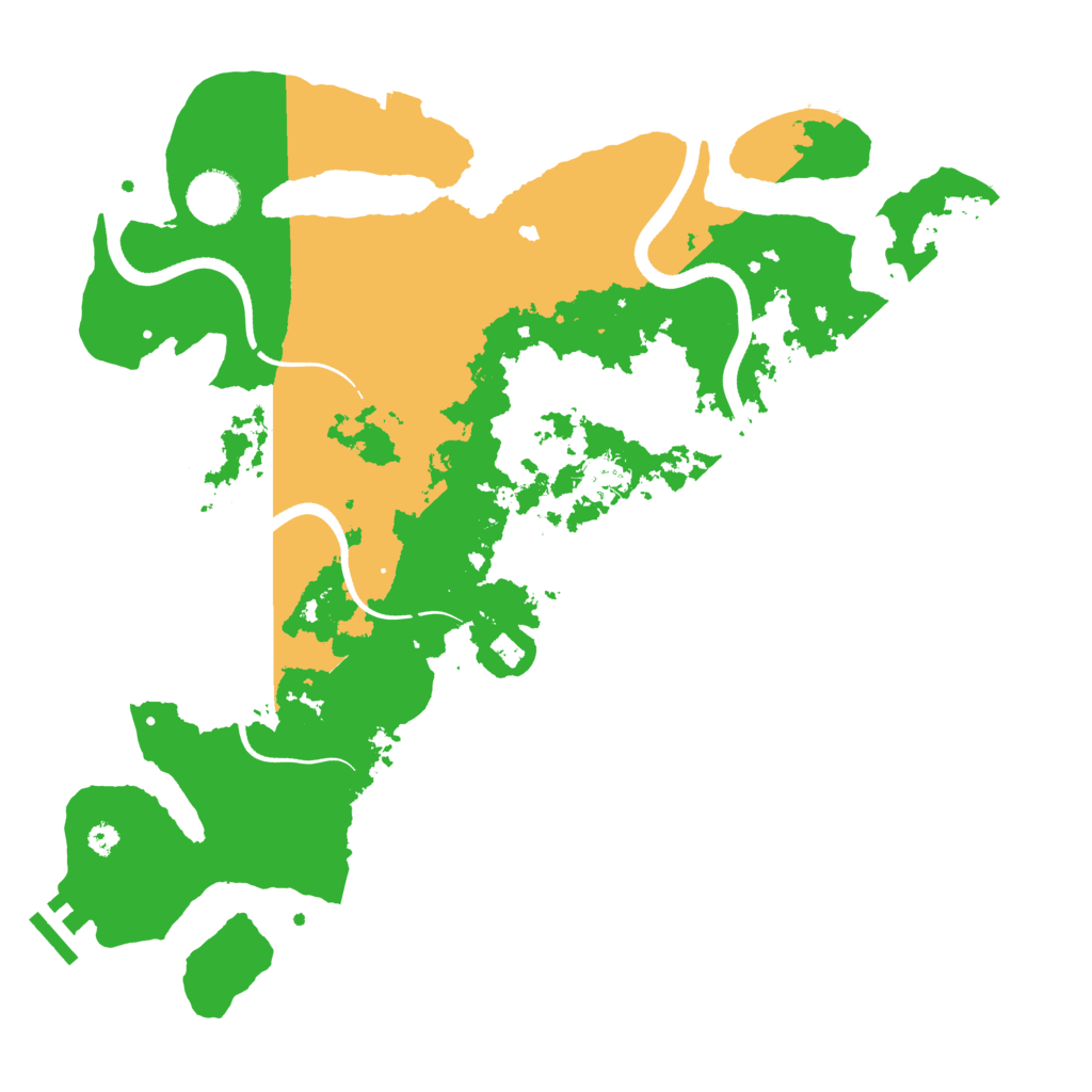 Biome Rust Map: Procedural Map, Size: 3600, Seed: 2960