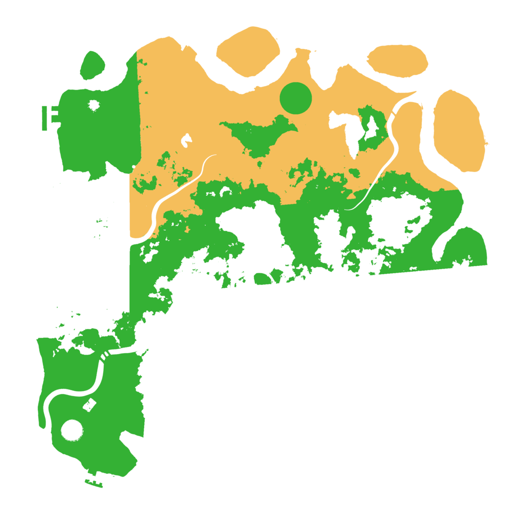 Biome Rust Map: Procedural Map, Size: 4250, Seed: 662588904
