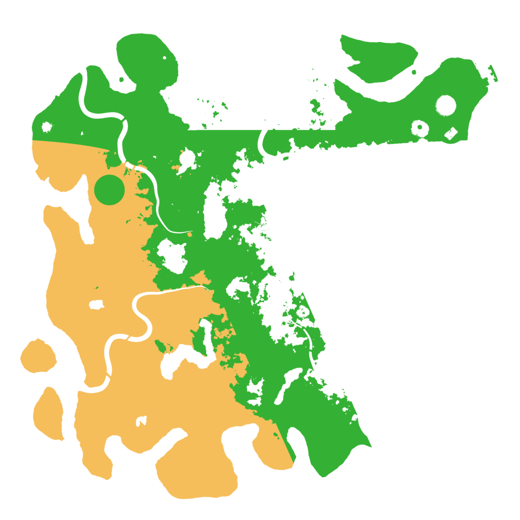 Biome Rust Map: Procedural Map, Size: 4500, Seed: 1193904565