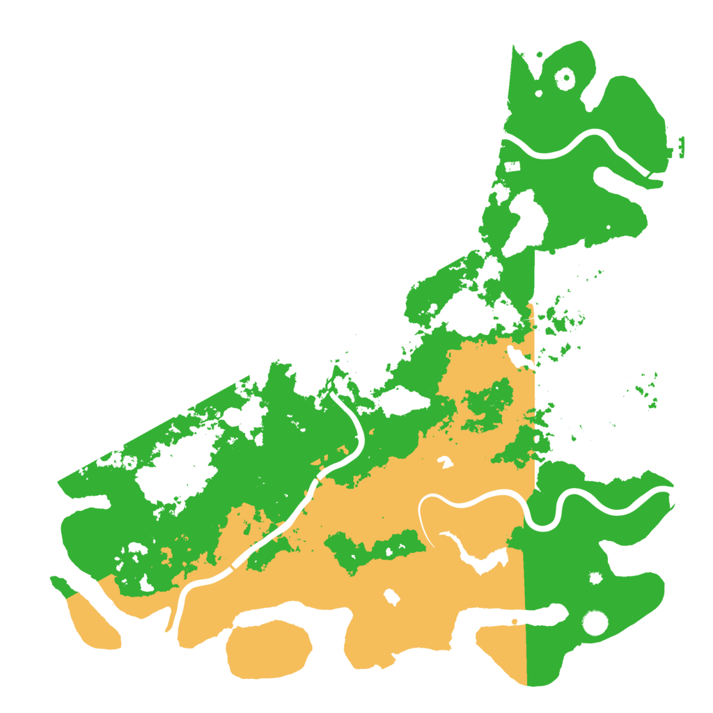 Biome Rust Map: Procedural Map, Size: 5000, Seed: 61868611