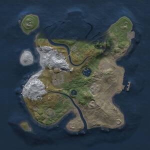 Thumbnail Rust Map: Procedural Map, Size: 2500, Seed: 935045948, 8 Monuments
