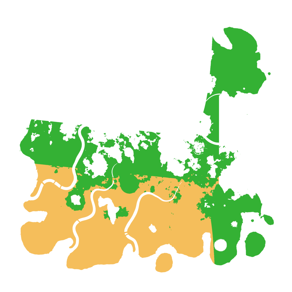 Biome Rust Map: Procedural Map, Size: 4250, Seed: 490732104