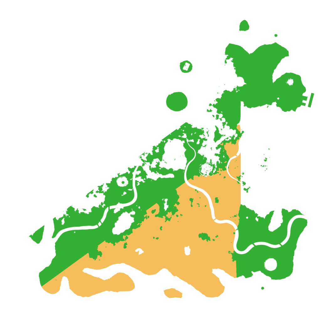 Biome Rust Map: Procedural Map, Size: 4500, Seed: 349385973