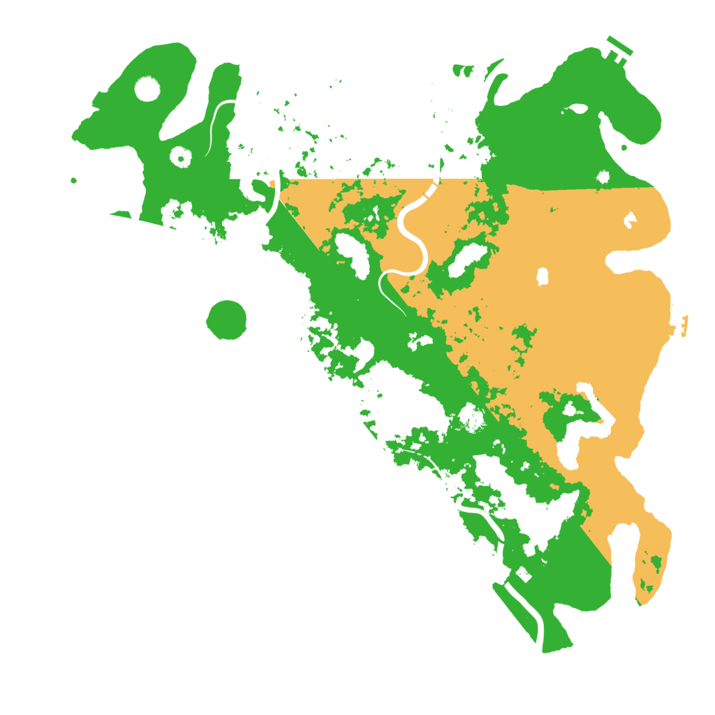 Biome Rust Map: Procedural Map, Size: 5000, Seed: 1102988222