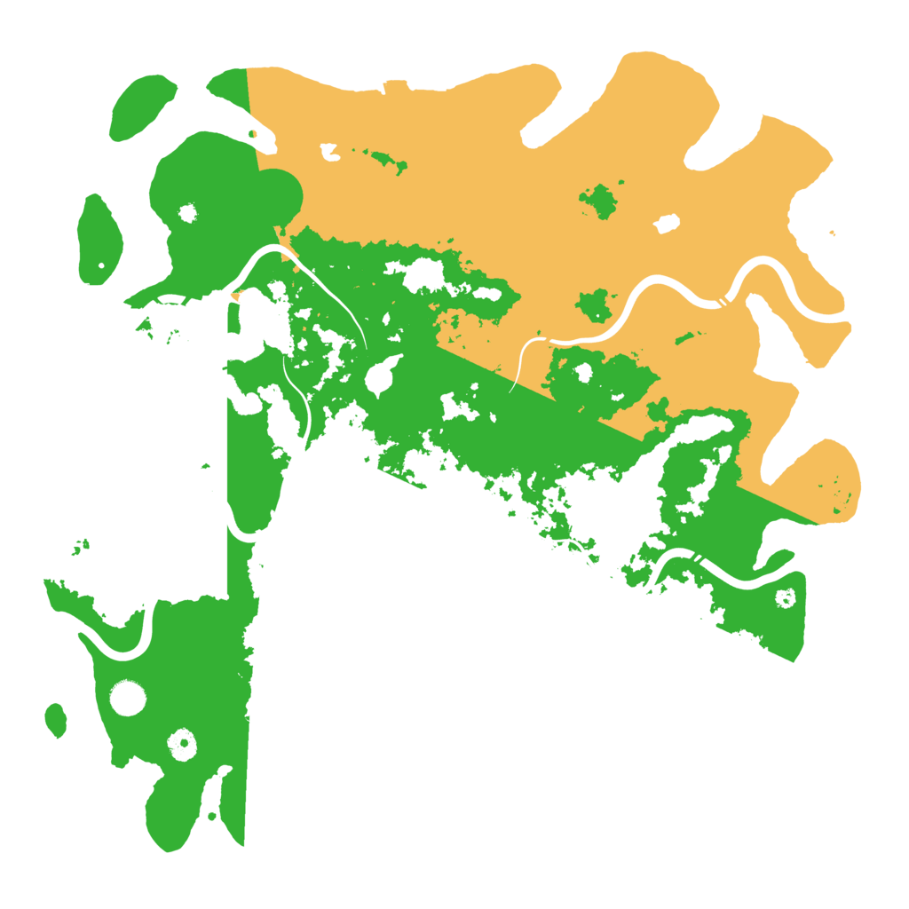 Biome Rust Map: Procedural Map, Size: 4500, Seed: 836661941
