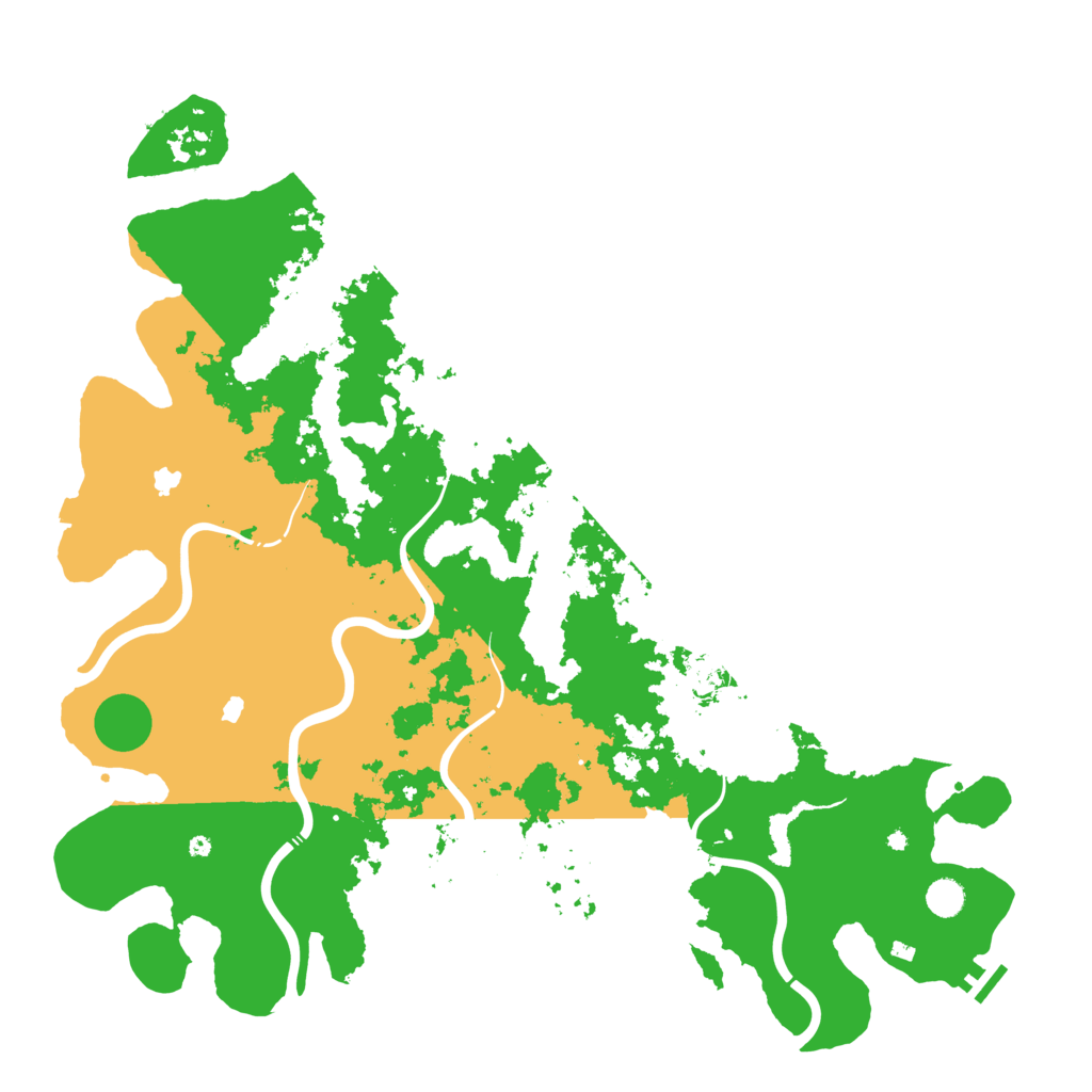Biome Rust Map: Procedural Map, Size: 5000, Seed: 630863975