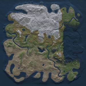 Thumbnail Rust Map: Procedural Map, Size: 4800, Seed: 1479703537, 17 Monuments
