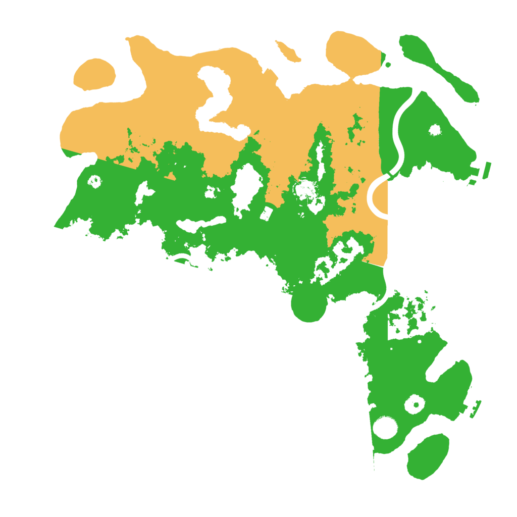 Biome Rust Map: Procedural Map, Size: 4000, Seed: 635389794