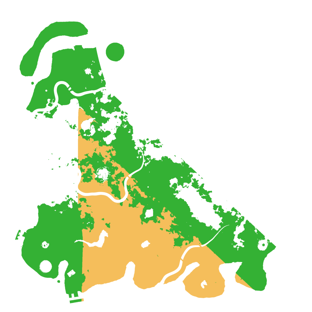 Biome Rust Map: Procedural Map, Size: 4500, Seed: 2535
