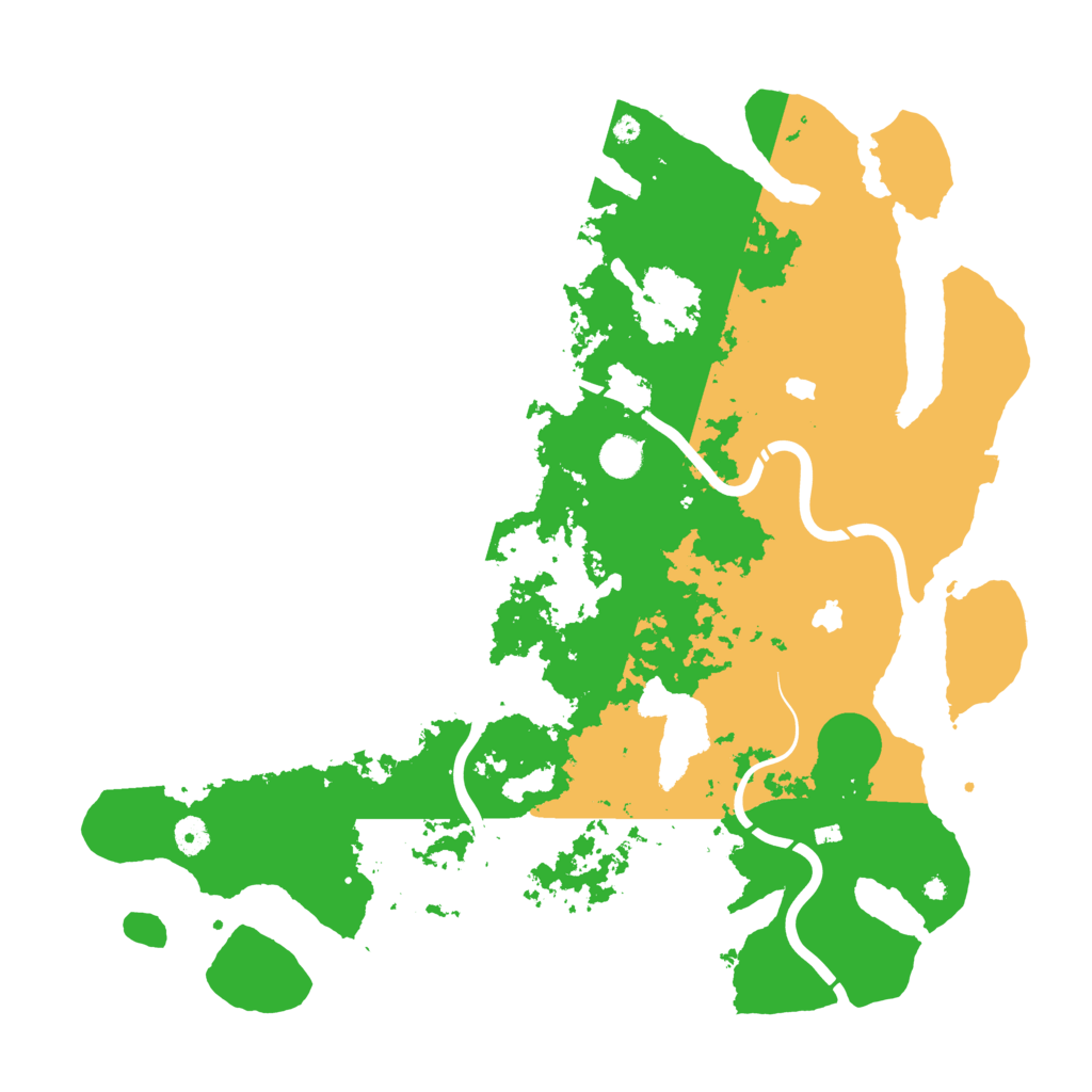 Biome Rust Map: Procedural Map, Size: 4500, Seed: 47075877