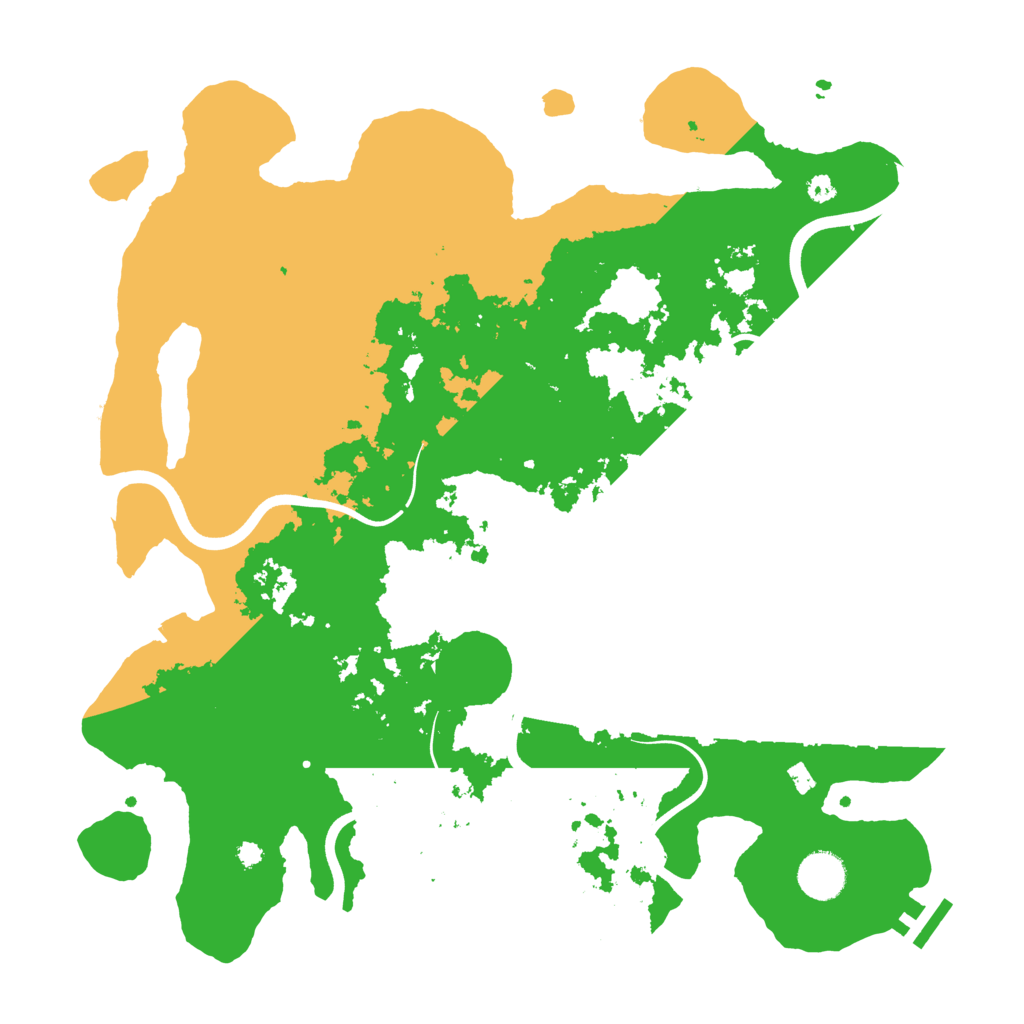Biome Rust Map: Procedural Map, Size: 3750, Seed: 85623