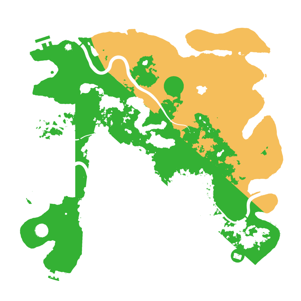 Biome Rust Map: Procedural Map, Size: 4000, Seed: 874101057