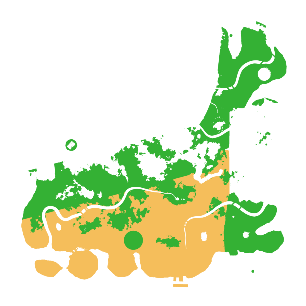 Biome Rust Map: Procedural Map, Size: 4250, Seed: 624812926