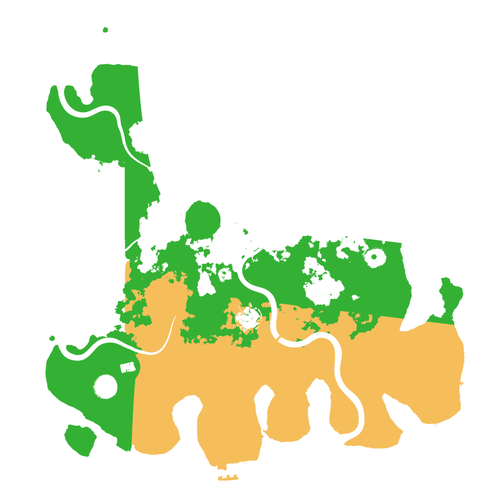 Biome Rust Map: Procedural Map, Size: 3750, Seed: 2051204987