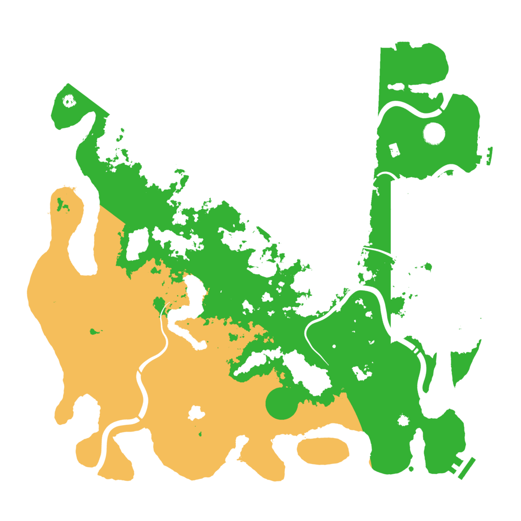 Biome Rust Map: Procedural Map, Size: 4250, Seed: 31567