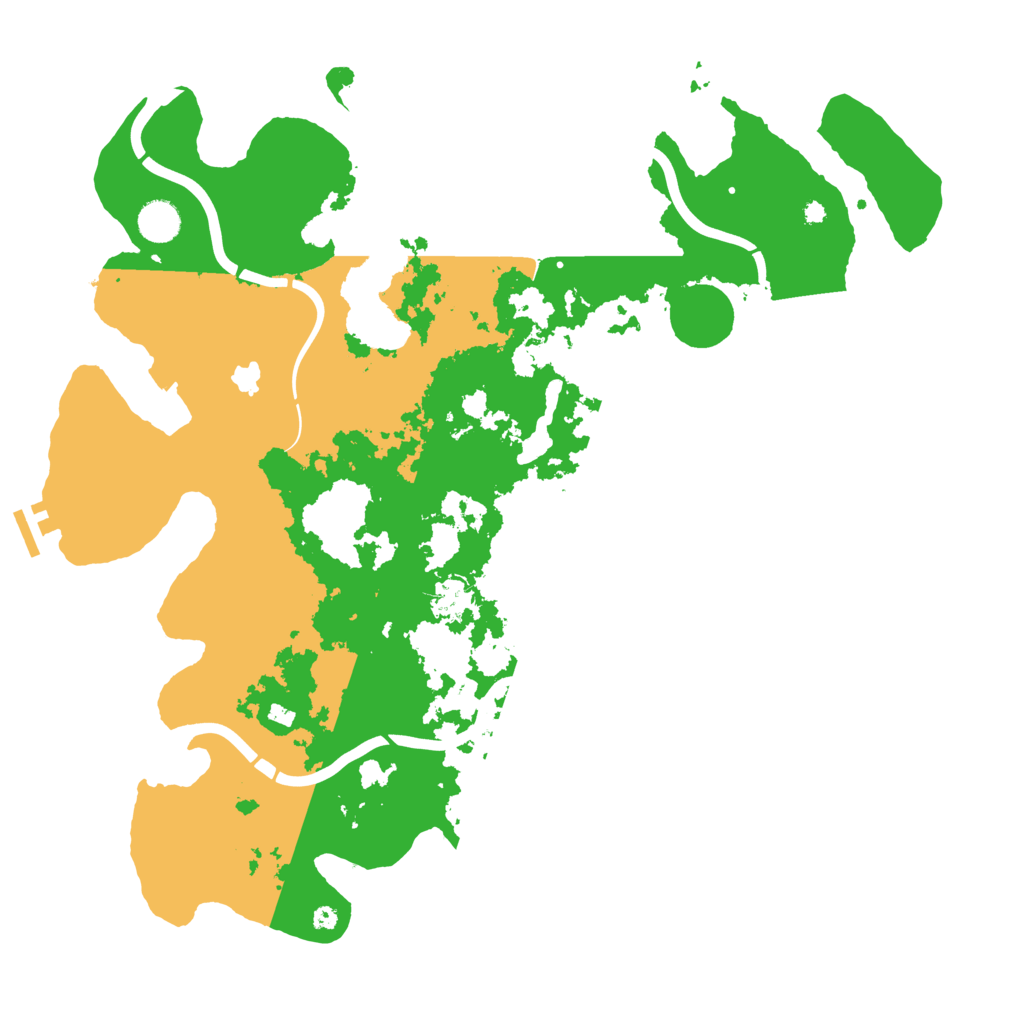 Biome Rust Map: Procedural Map, Size: 4250, Seed: 831173131