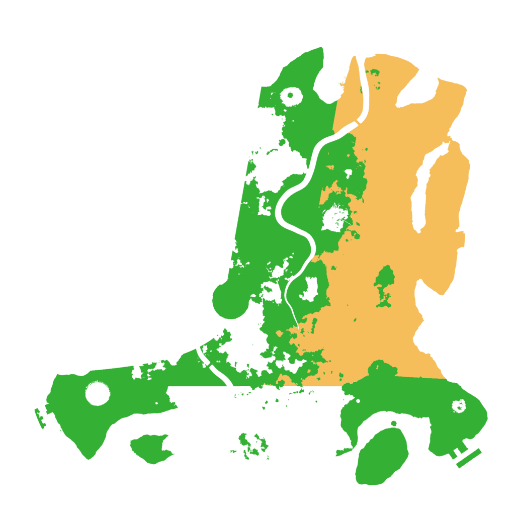 Biome Rust Map: Procedural Map, Size: 3750, Seed: 749686159
