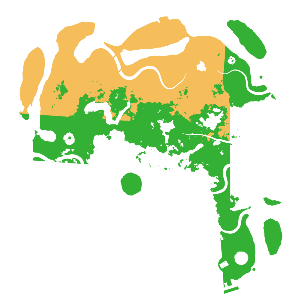 Biome Rust Map: Procedural Map, Size: 4000, Seed: 1319753140