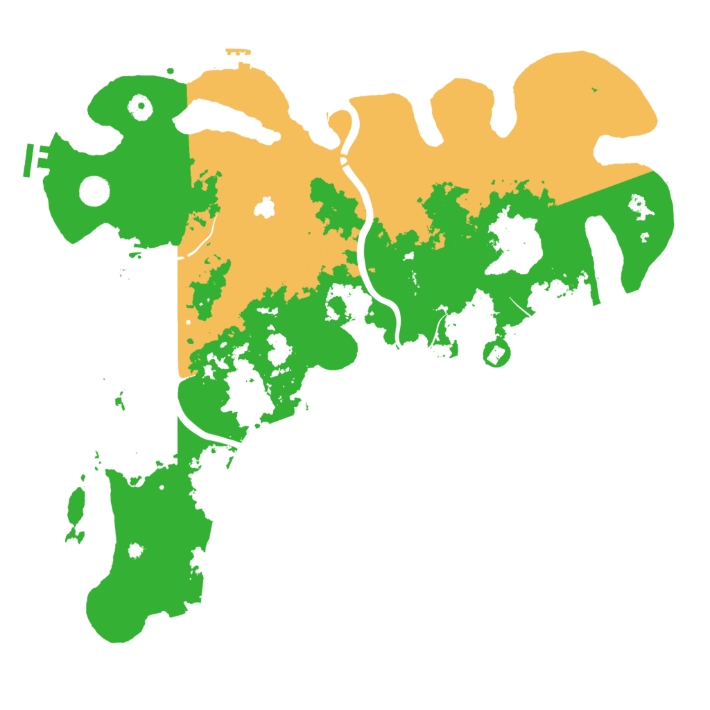 Biome Rust Map: Procedural Map, Size: 4300, Seed: 1717394522