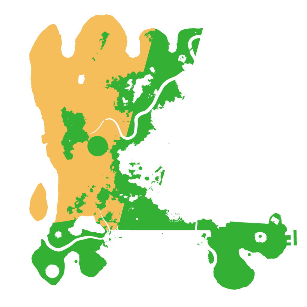Biome Rust Map: Procedural Map, Size: 4000, Seed: 126451