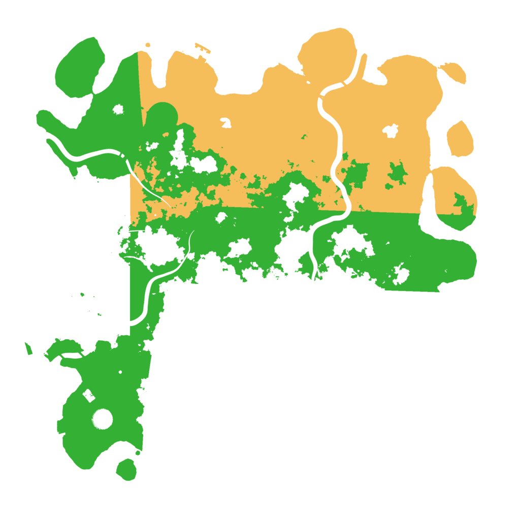Biome Rust Map: Procedural Map, Size: 4500, Seed: 529063023