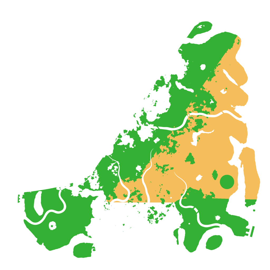 Biome Rust Map: Procedural Map, Size: 5000, Seed: 568982250