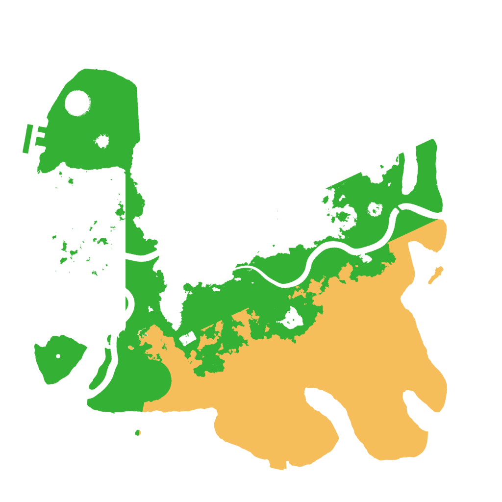 Biome Rust Map: Procedural Map, Size: 3500, Seed: 2116532191