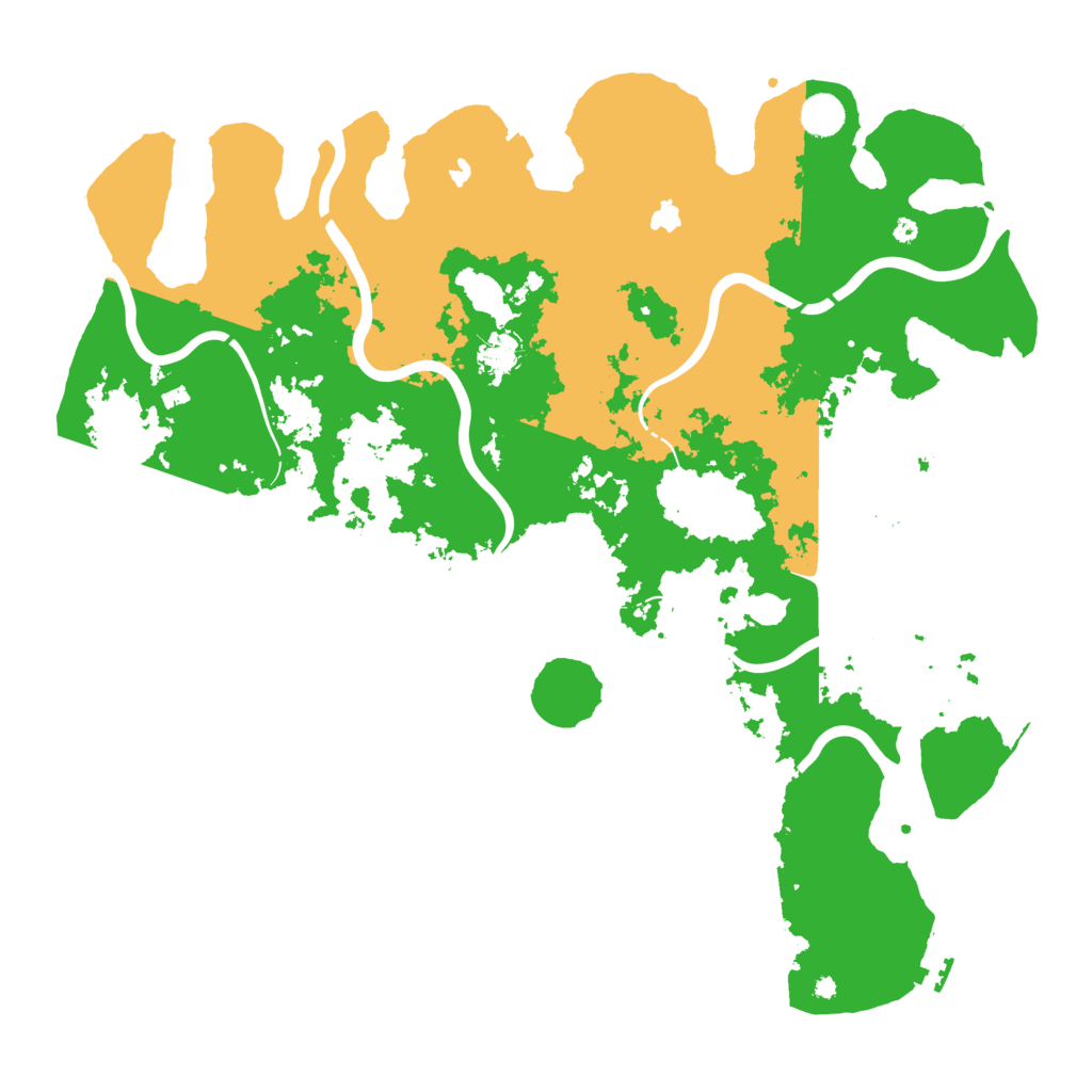 Biome Rust Map: Procedural Map, Size: 4500, Seed: 1800385664