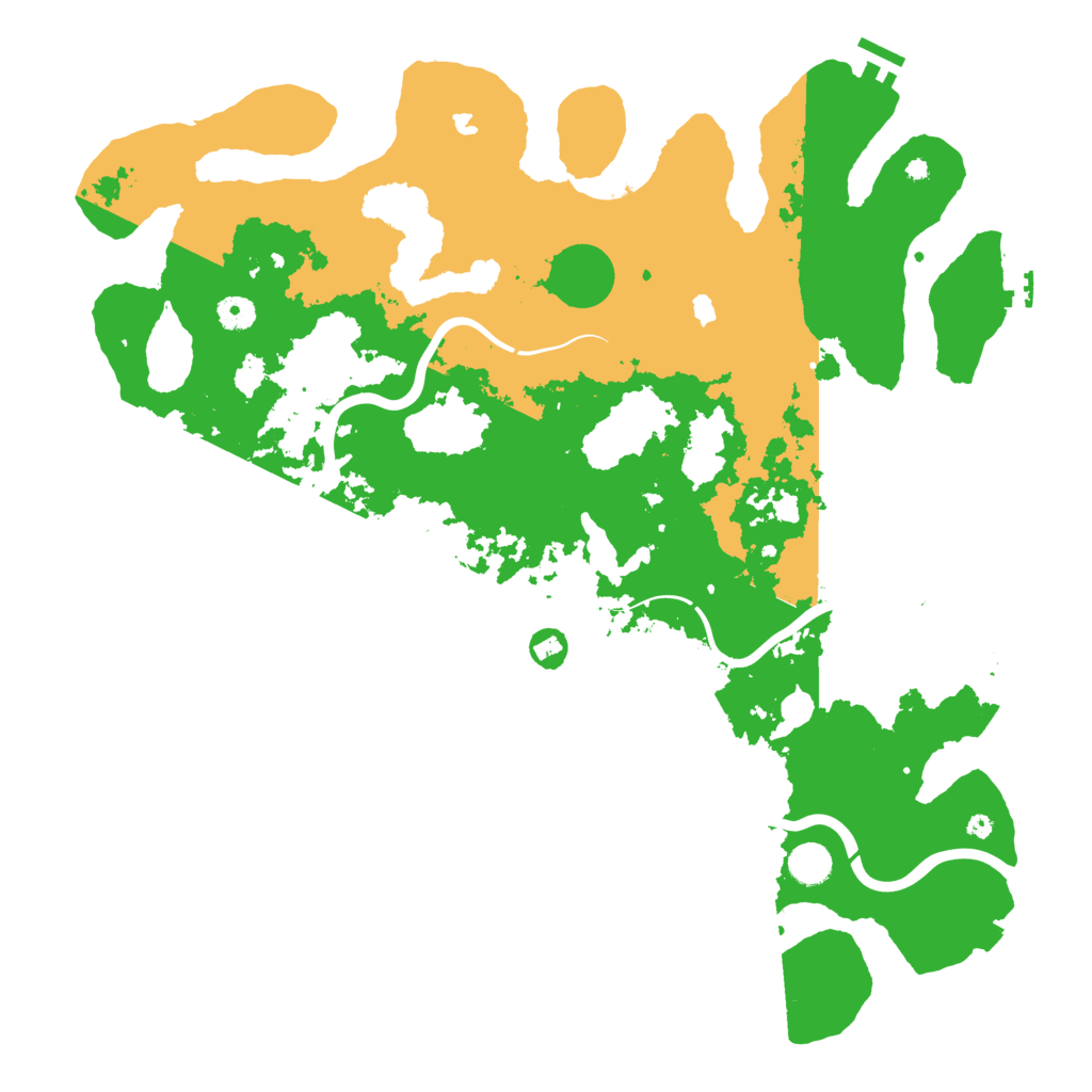 Biome Rust Map: Procedural Map, Size: 4500, Seed: 701608670