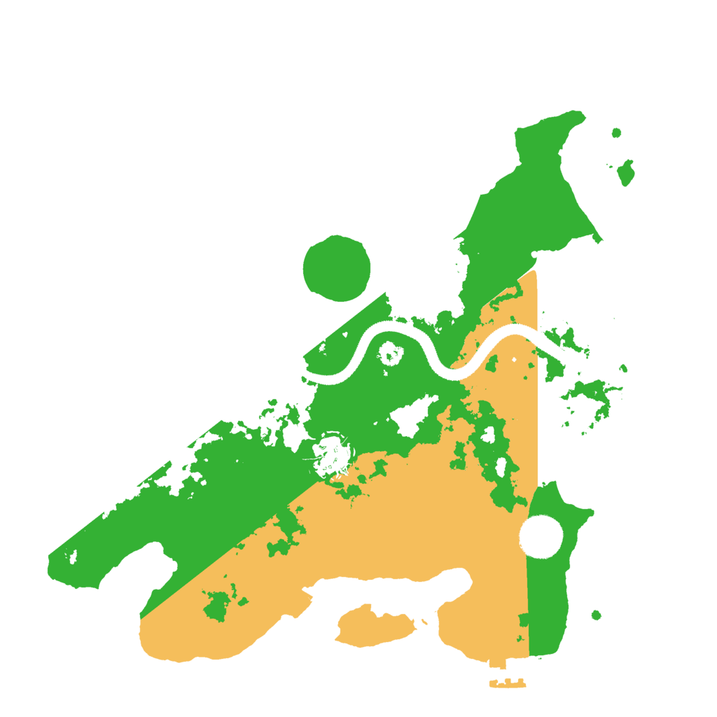 Biome Rust Map: Procedural Map, Size: 3000, Seed: 1577903749