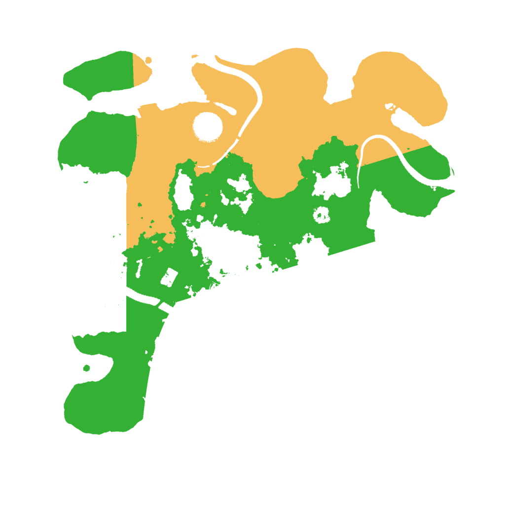 Biome Rust Map: Procedural Map, Size: 3000, Seed: 32487