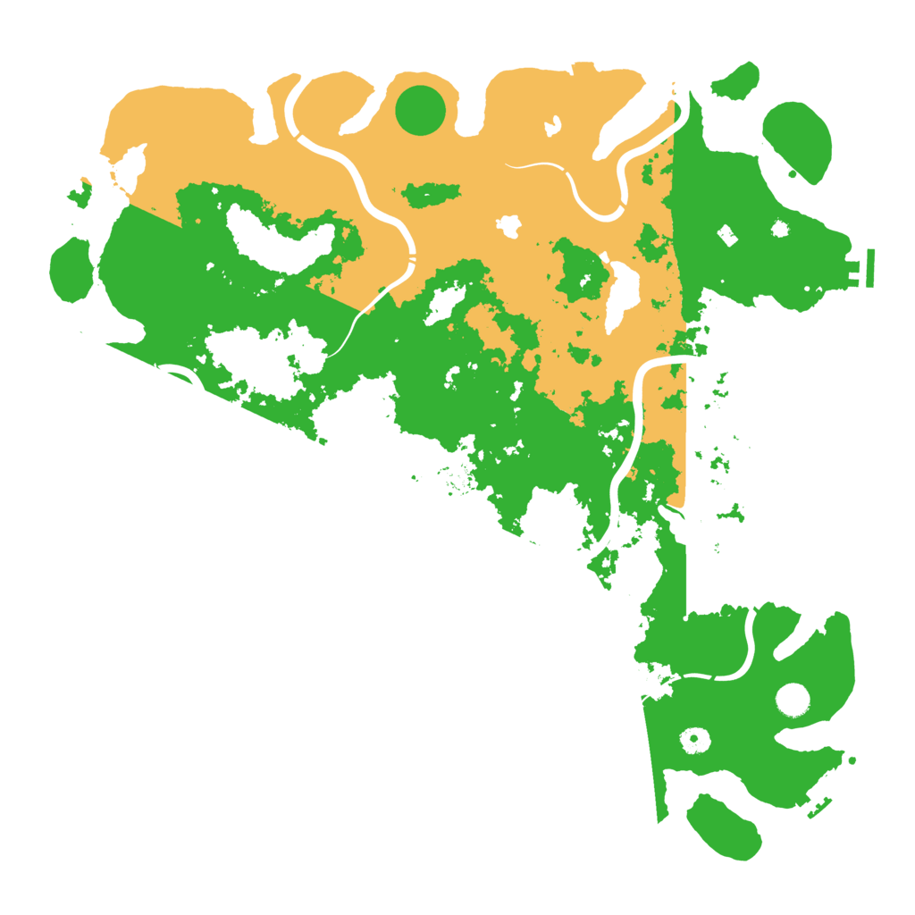 Biome Rust Map: Procedural Map, Size: 4800, Seed: 70000