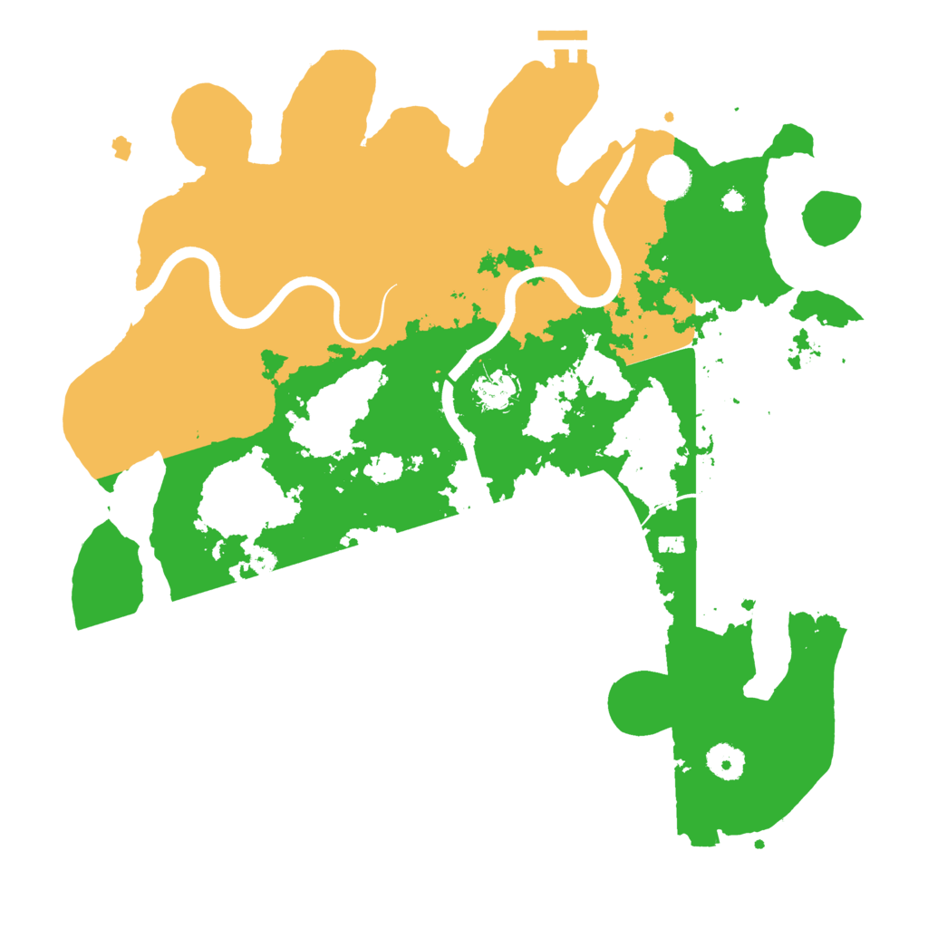 Biome Rust Map: Procedural Map, Size: 3800, Seed: 2024661118