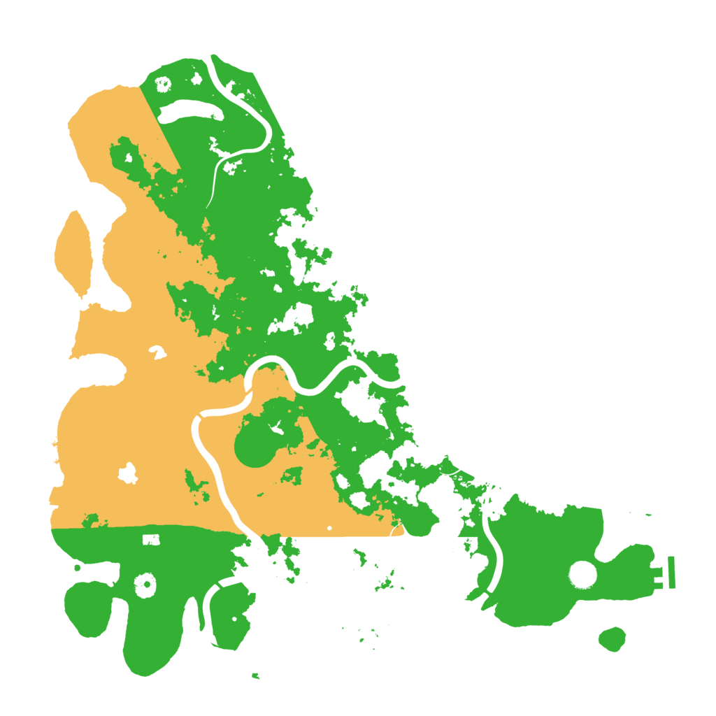 Biome Rust Map: Procedural Map, Size: 4500, Seed: 3141782