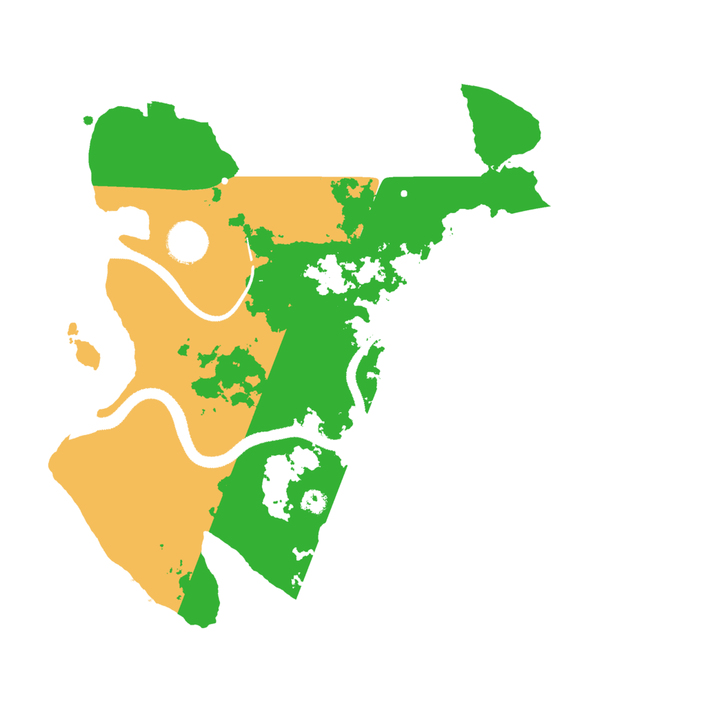 Biome Rust Map: Procedural Map, Size: 3000, Seed: 56473681