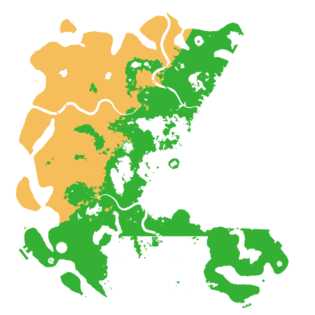 Biome Rust Map: Procedural Map, Size: 5000, Seed: 722146987