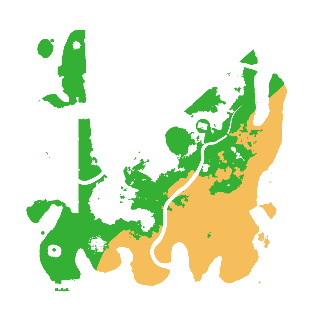 Biome Rust Map: Procedural Map, Size: 3500, Seed: 1485683079