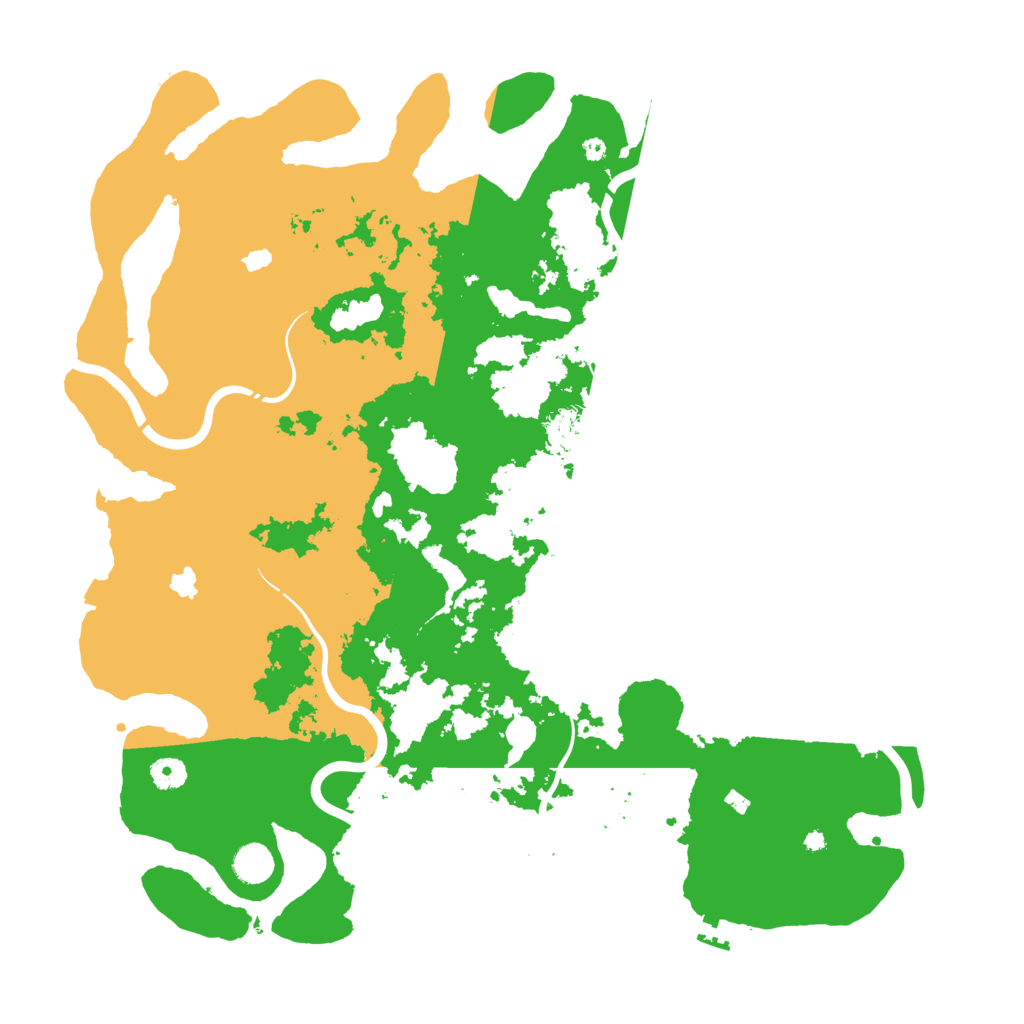 Biome Rust Map: Procedural Map, Size: 4500, Seed: 306198045