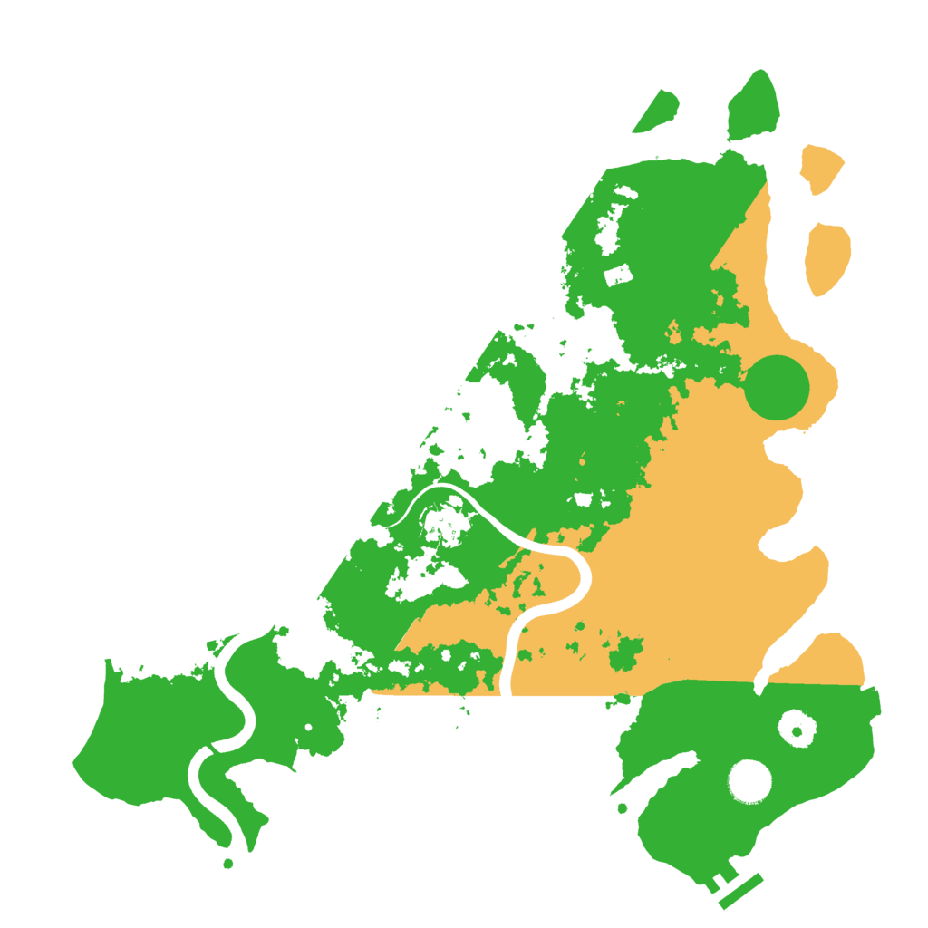 Biome Rust Map: Procedural Map, Size: 3750, Seed: 391734609