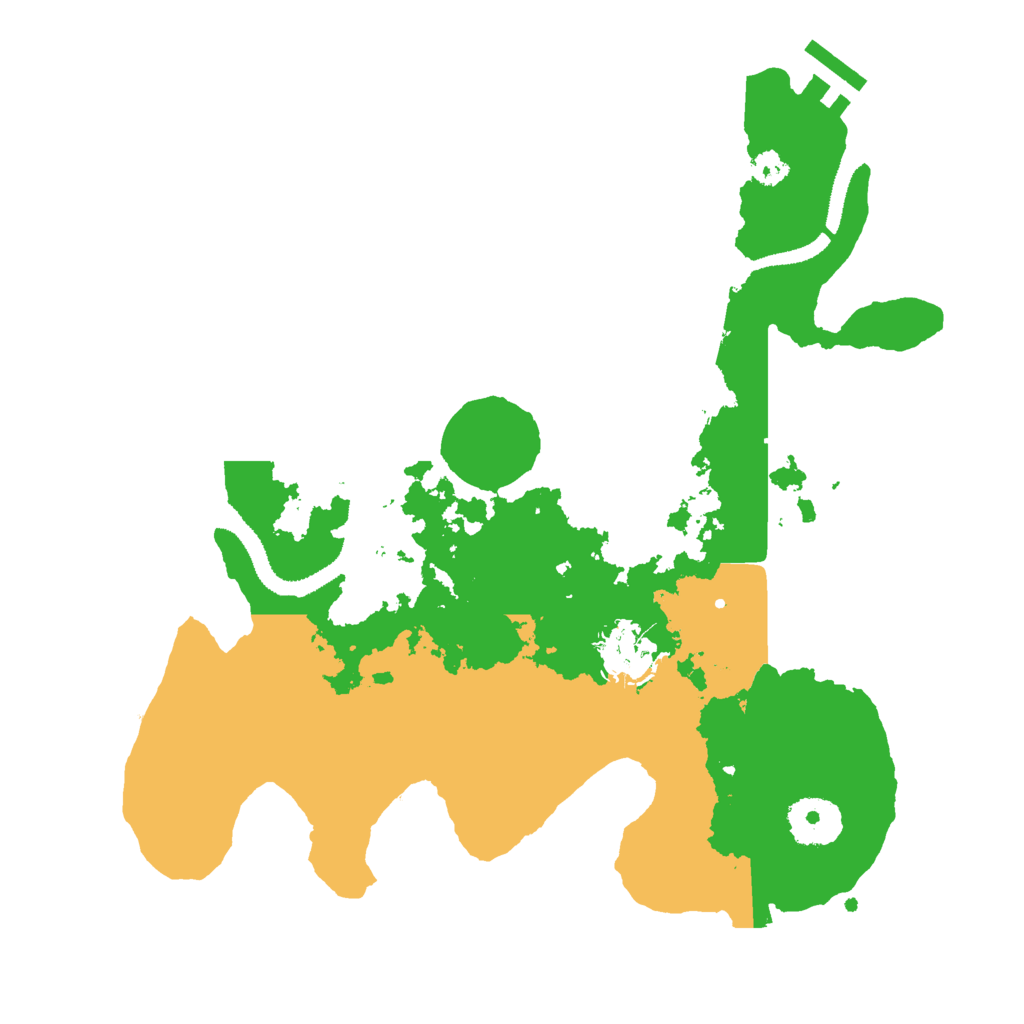 Biome Rust Map: Procedural Map, Size: 3000, Seed: 23589