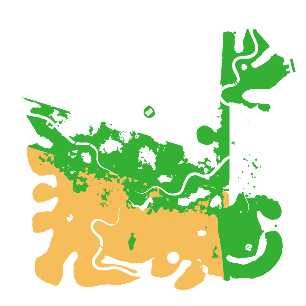 Biome Rust Map: Procedural Map, Size: 4500, Seed: 20251205