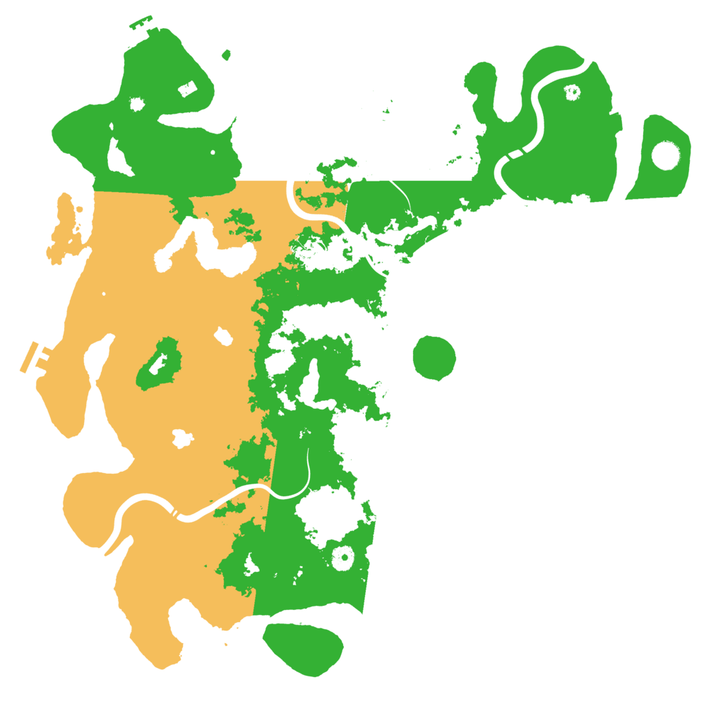 Biome Rust Map: Procedural Map, Size: 4500, Seed: 855910276
